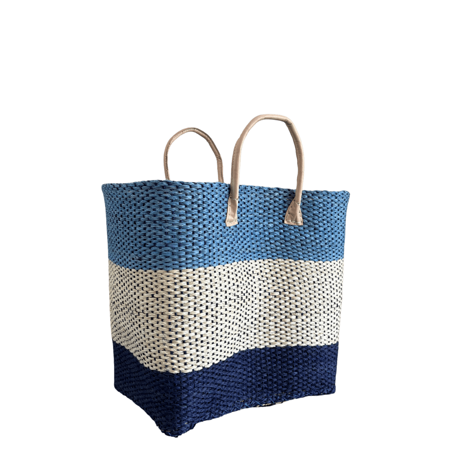 Ocean Blue Sisal Beach Basket - The Hideaway