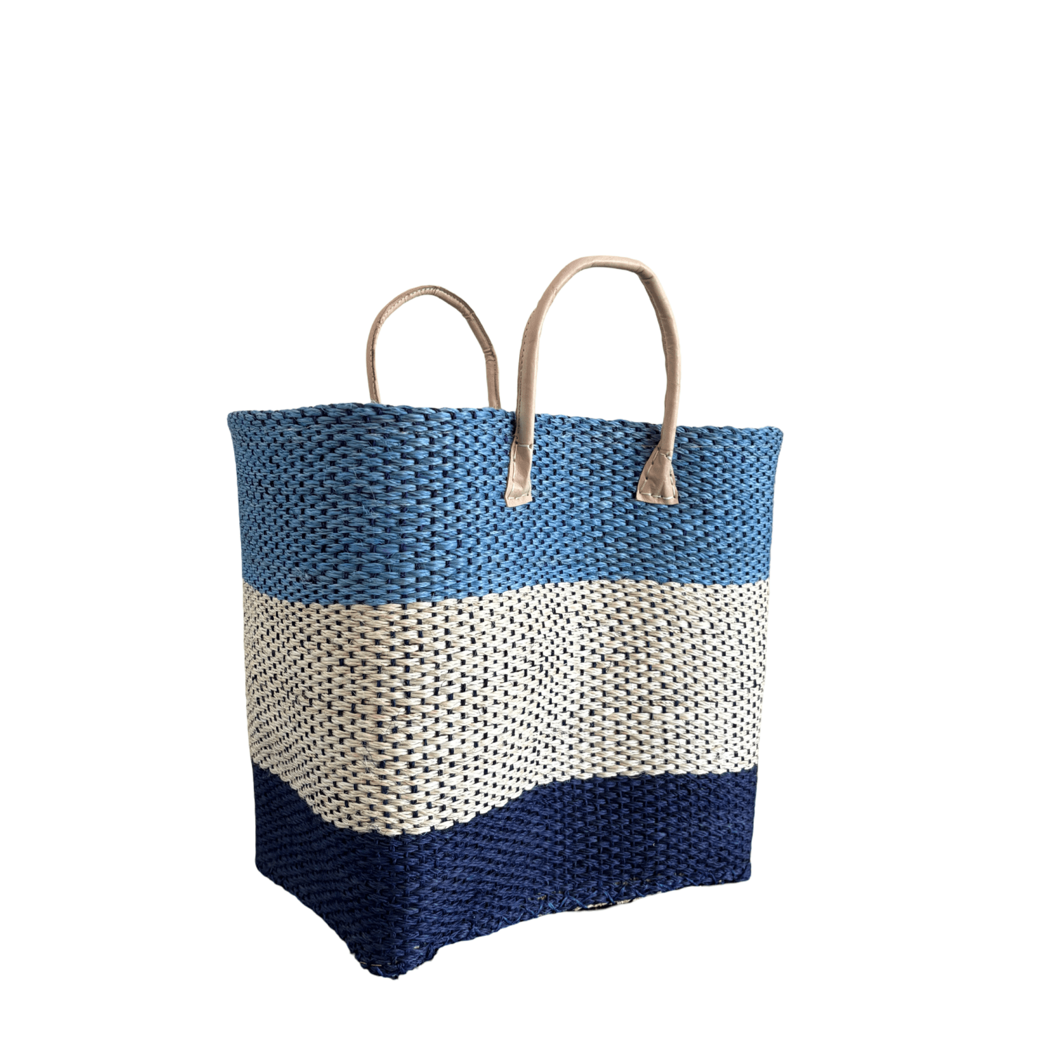 Ocean Blue Sisal Beach Basket - The Hideaway
