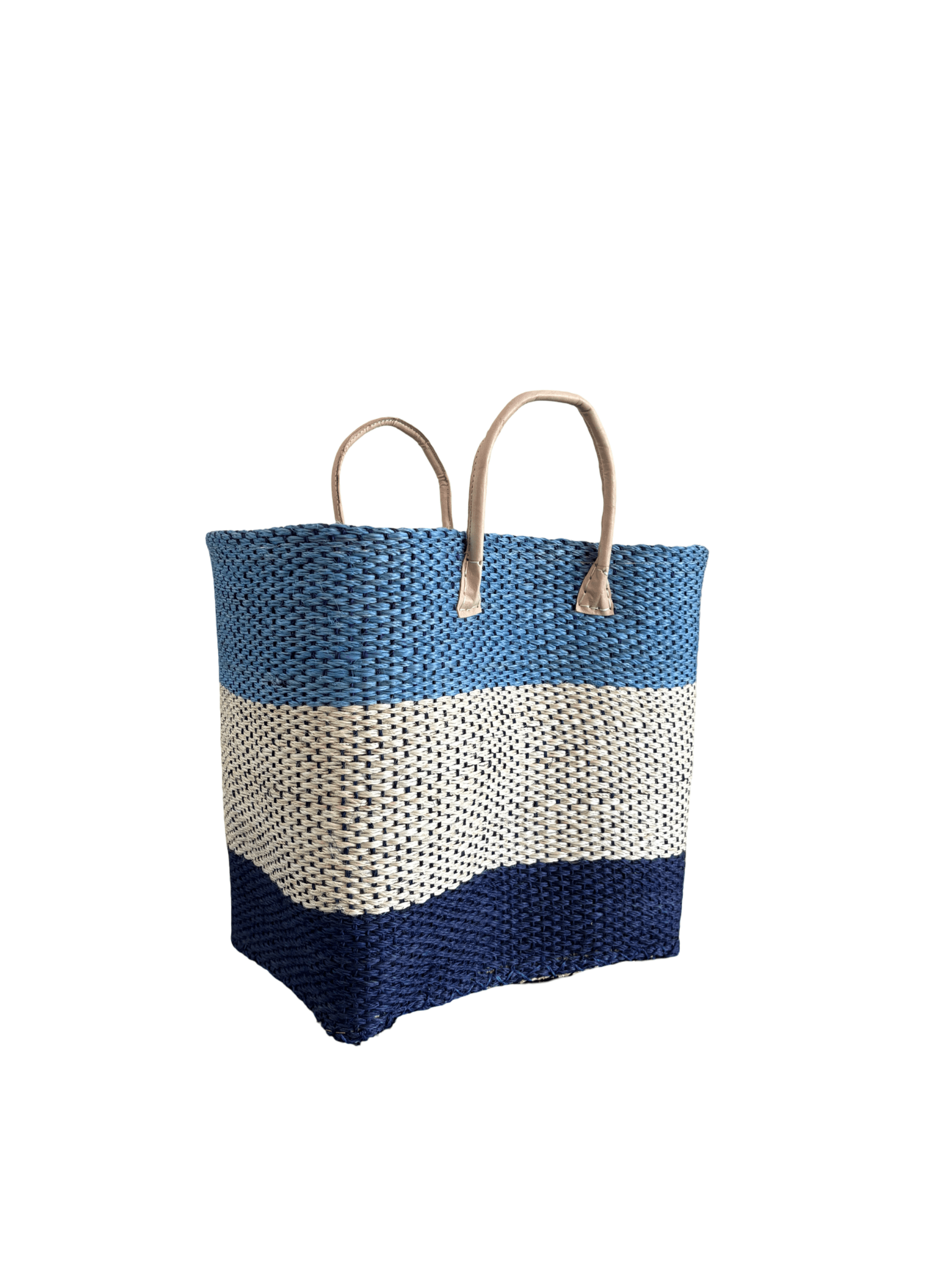 Ocean Blue Sisal Beach Basket - The Hideaway
