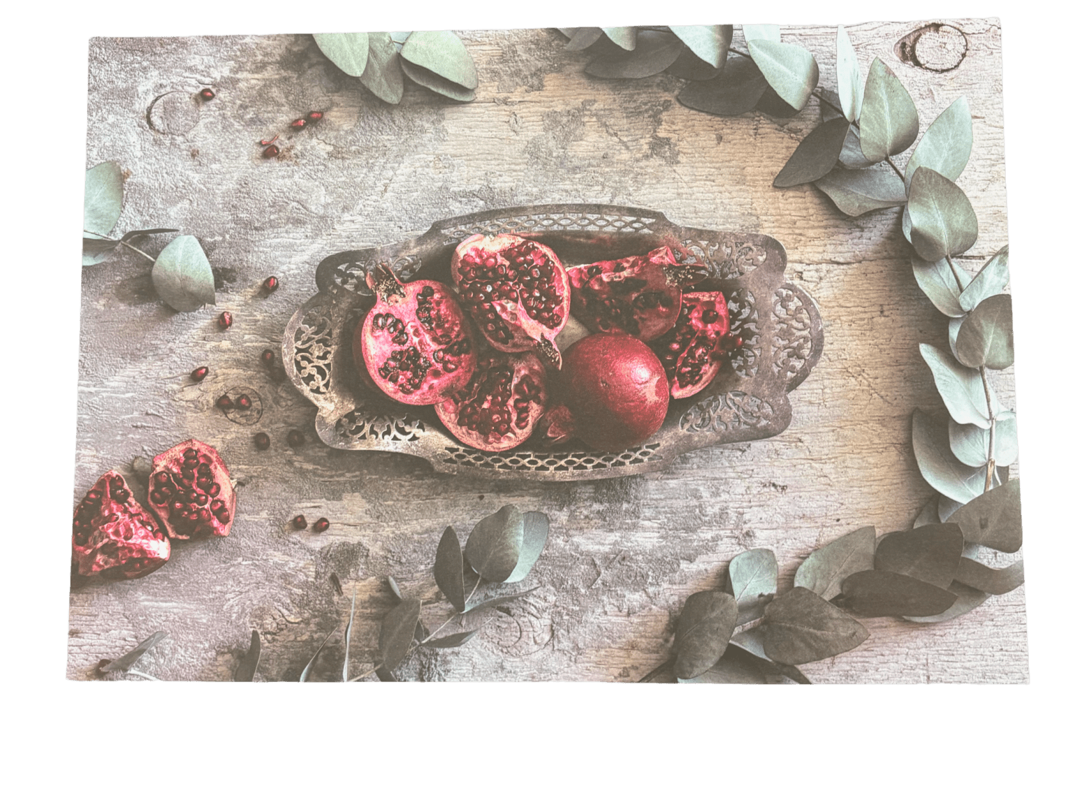 Disposable Placemats - Pomegranates - The Hideaway