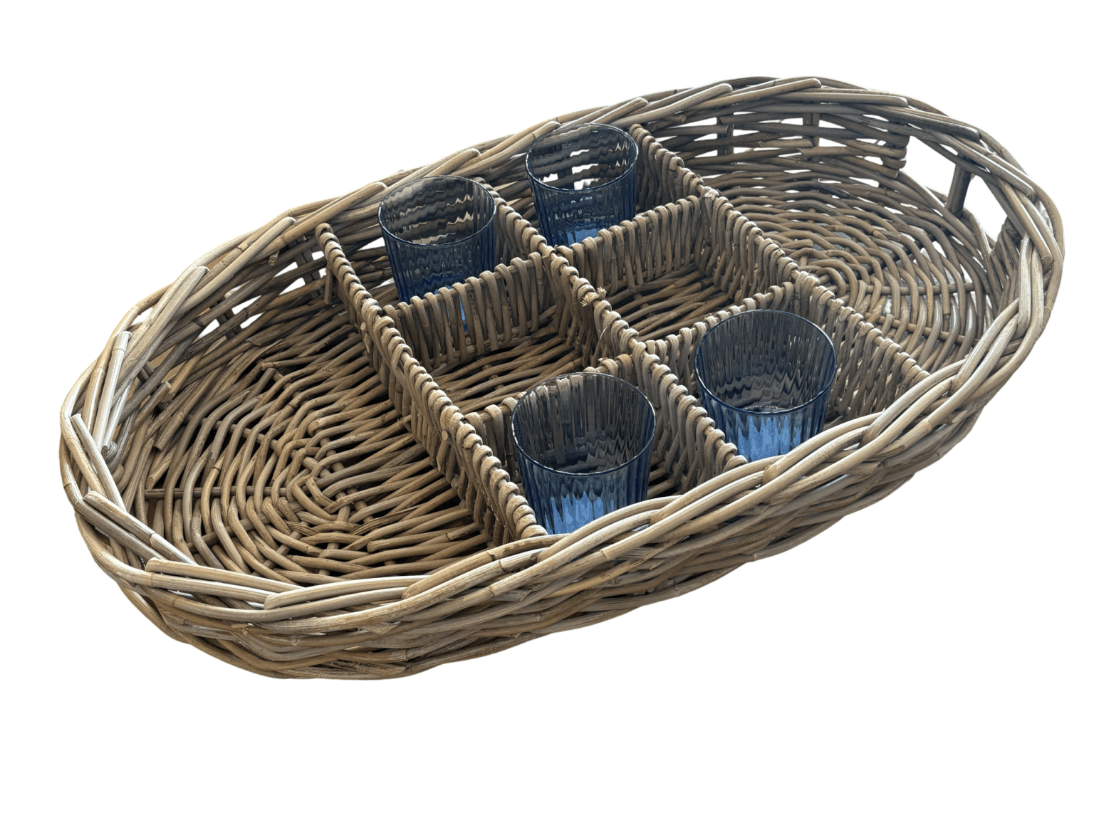 Rattan Drinks Tray - The Hideaway