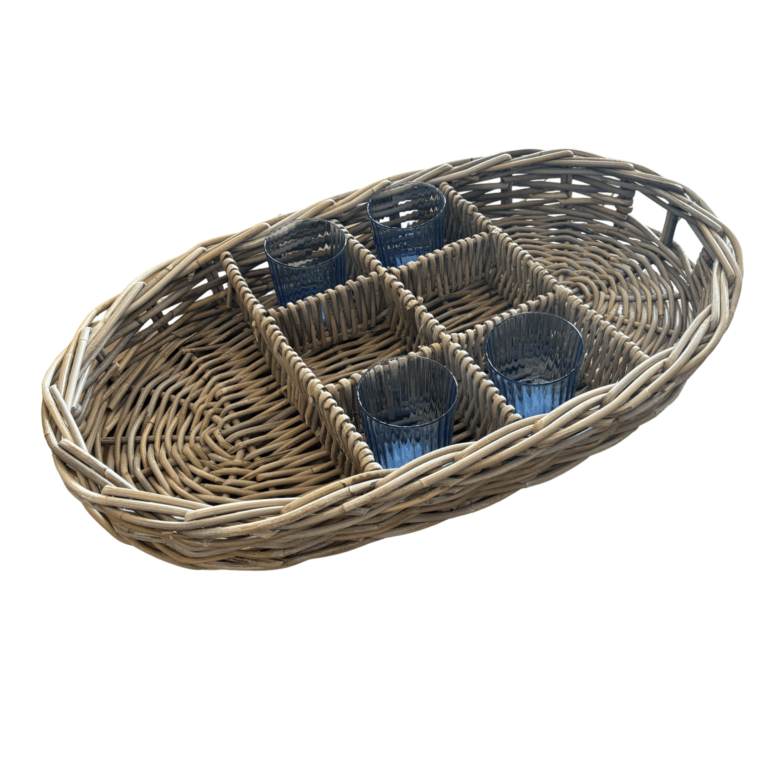 Rattan Drinks Tray - The Hideaway