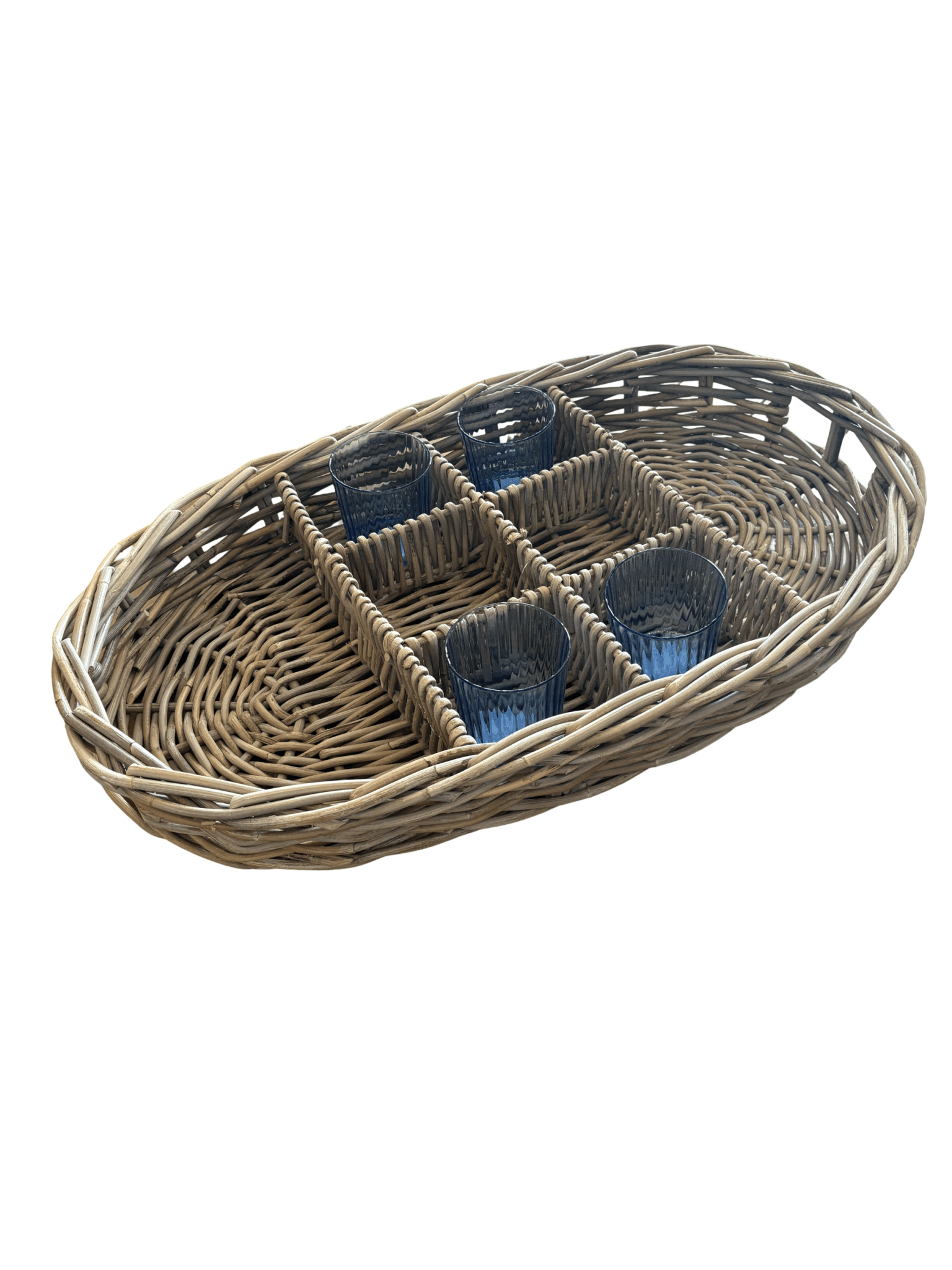 Rattan Drinks Tray - The Hideaway