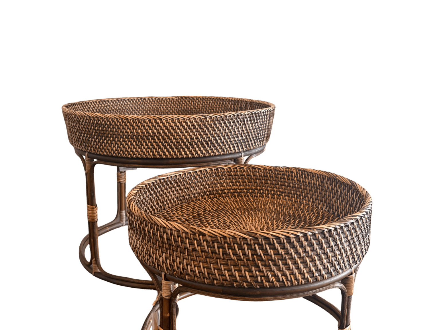 Rattan Side Table - The Hideaway