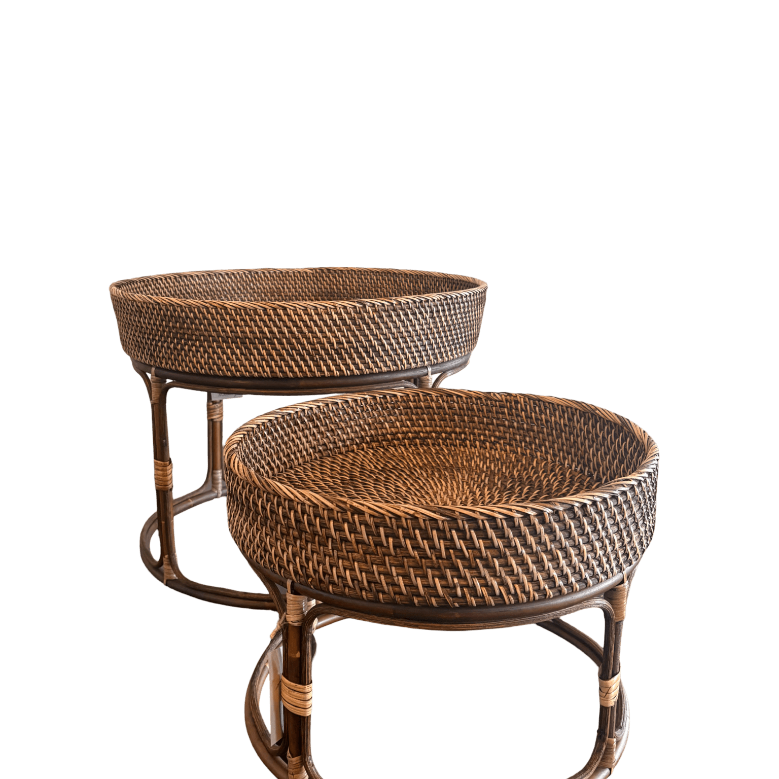 Rattan Side Table - The Hideaway