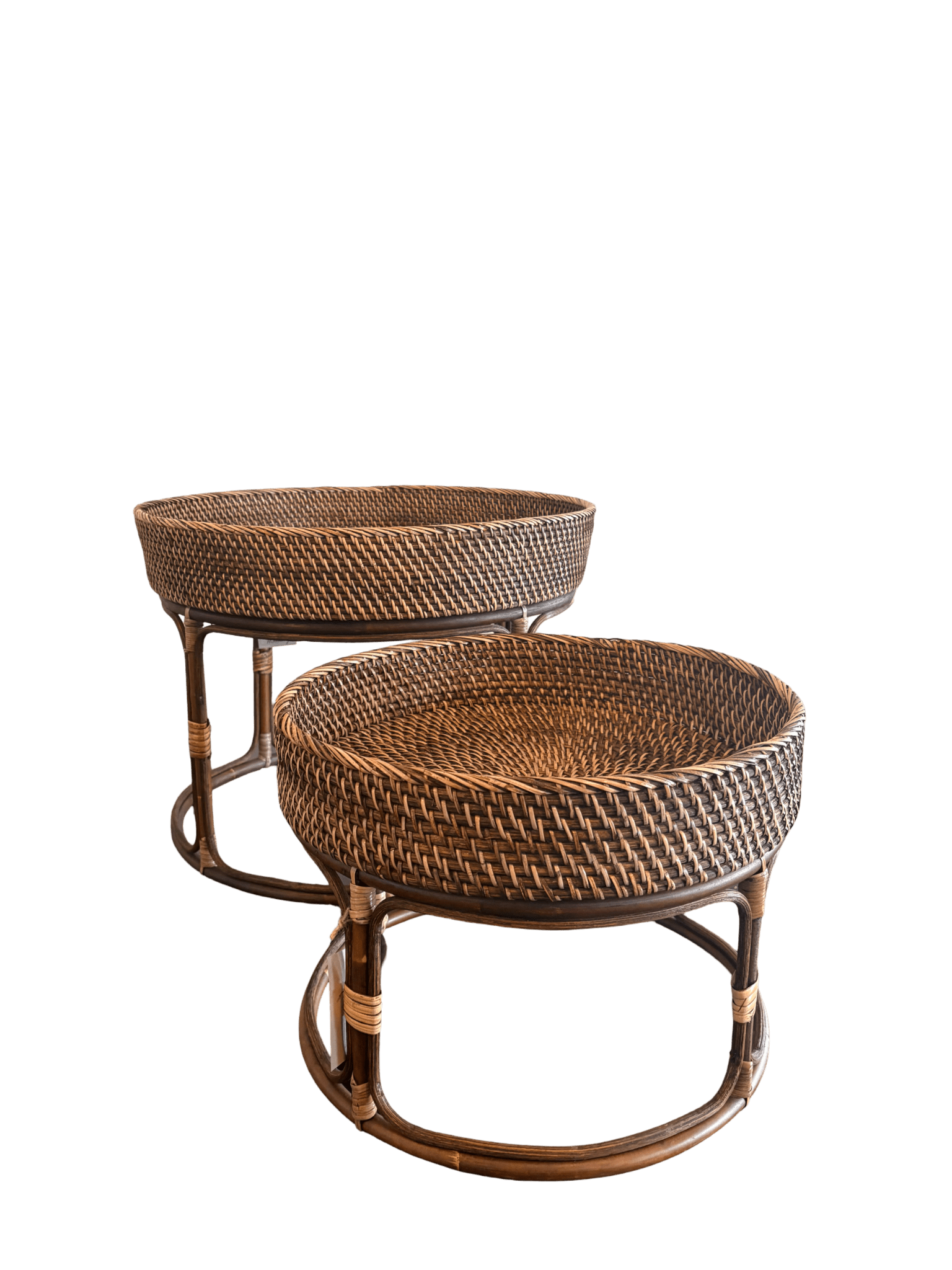 Rattan Side Table - The Hideaway
