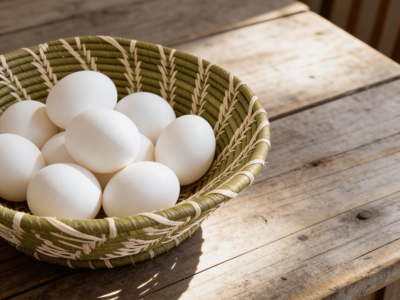 Sage Green Easter Egg Basket - The Hideaway