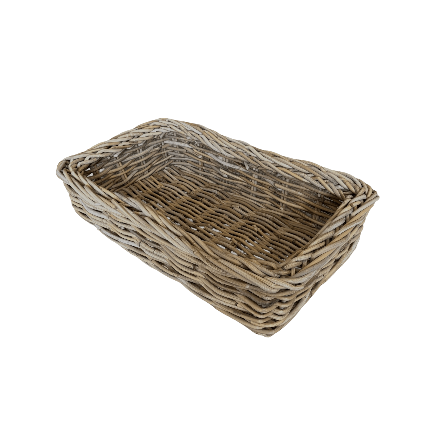 Small Rectangle Rattan Drinks Tray - The Hideaway