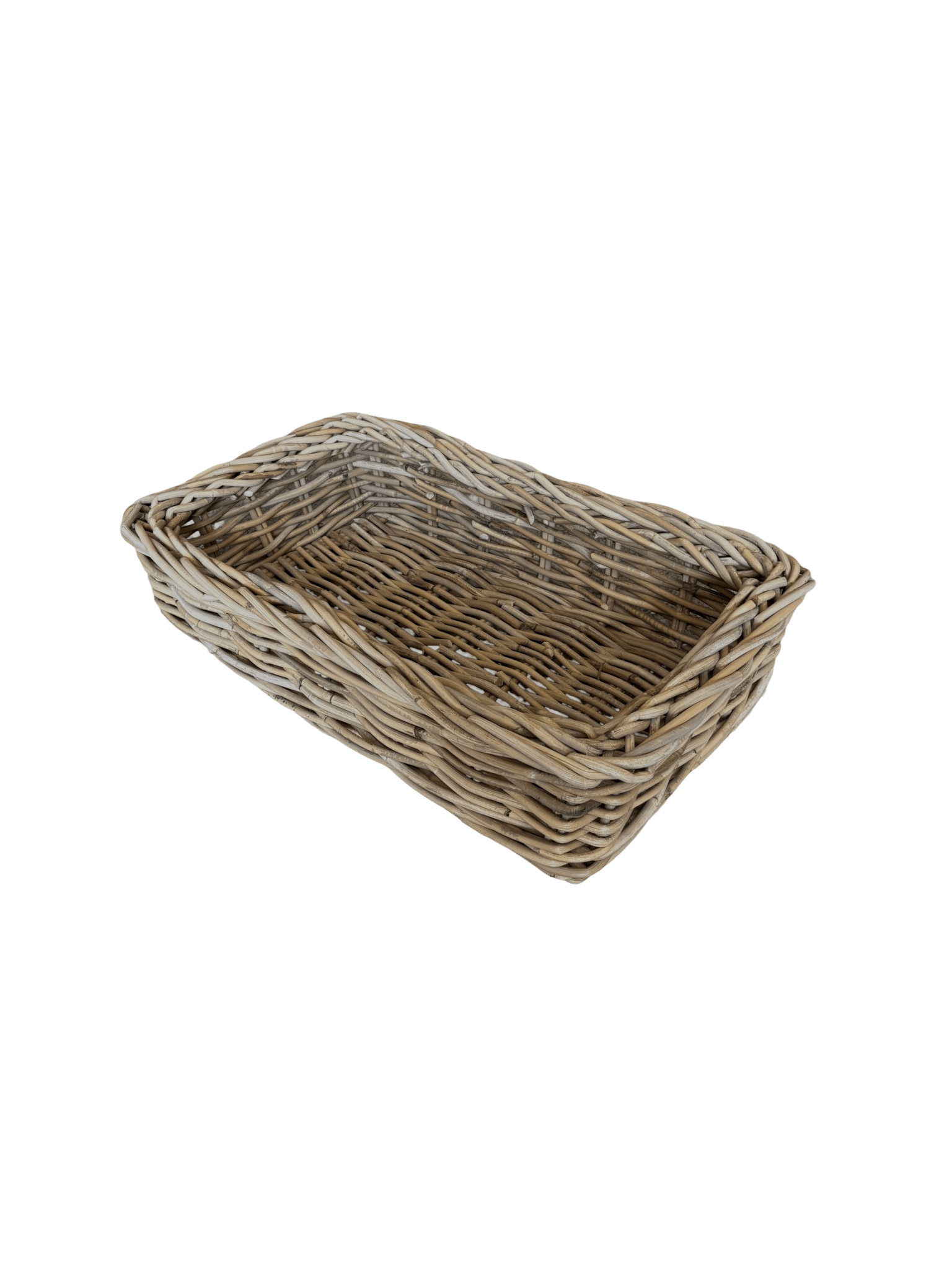 Small Rectangle Rattan Drinks Tray - The Hideaway