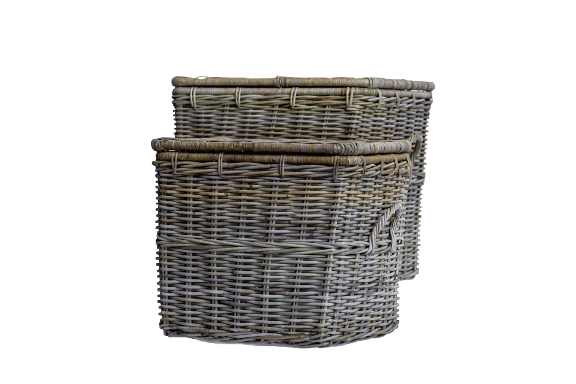 Small Rattan Chest with Handles - Chic Home Storage Solution – The Hideaway