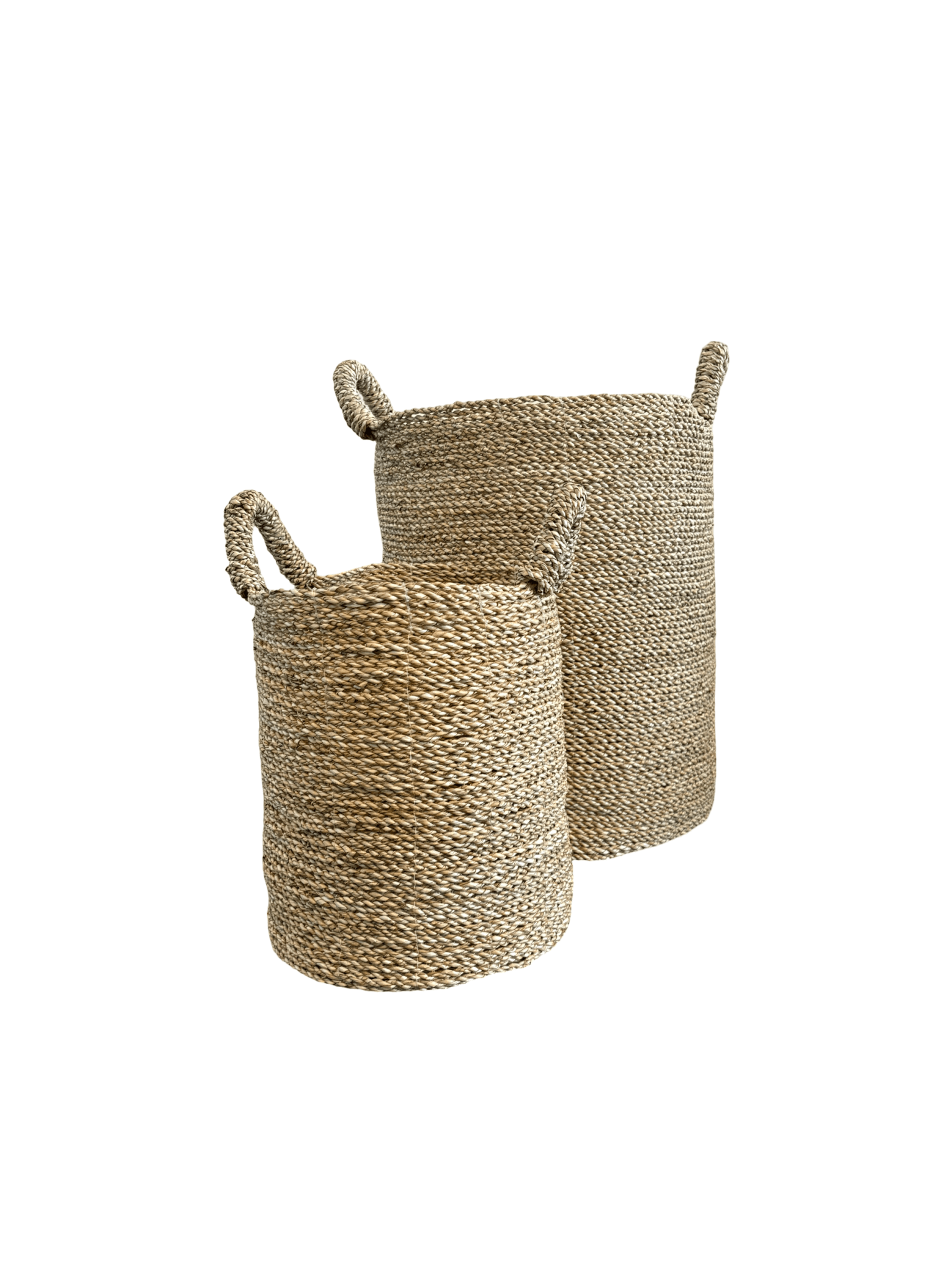 Natural Seagrass Laundry Basket - The Hideaway