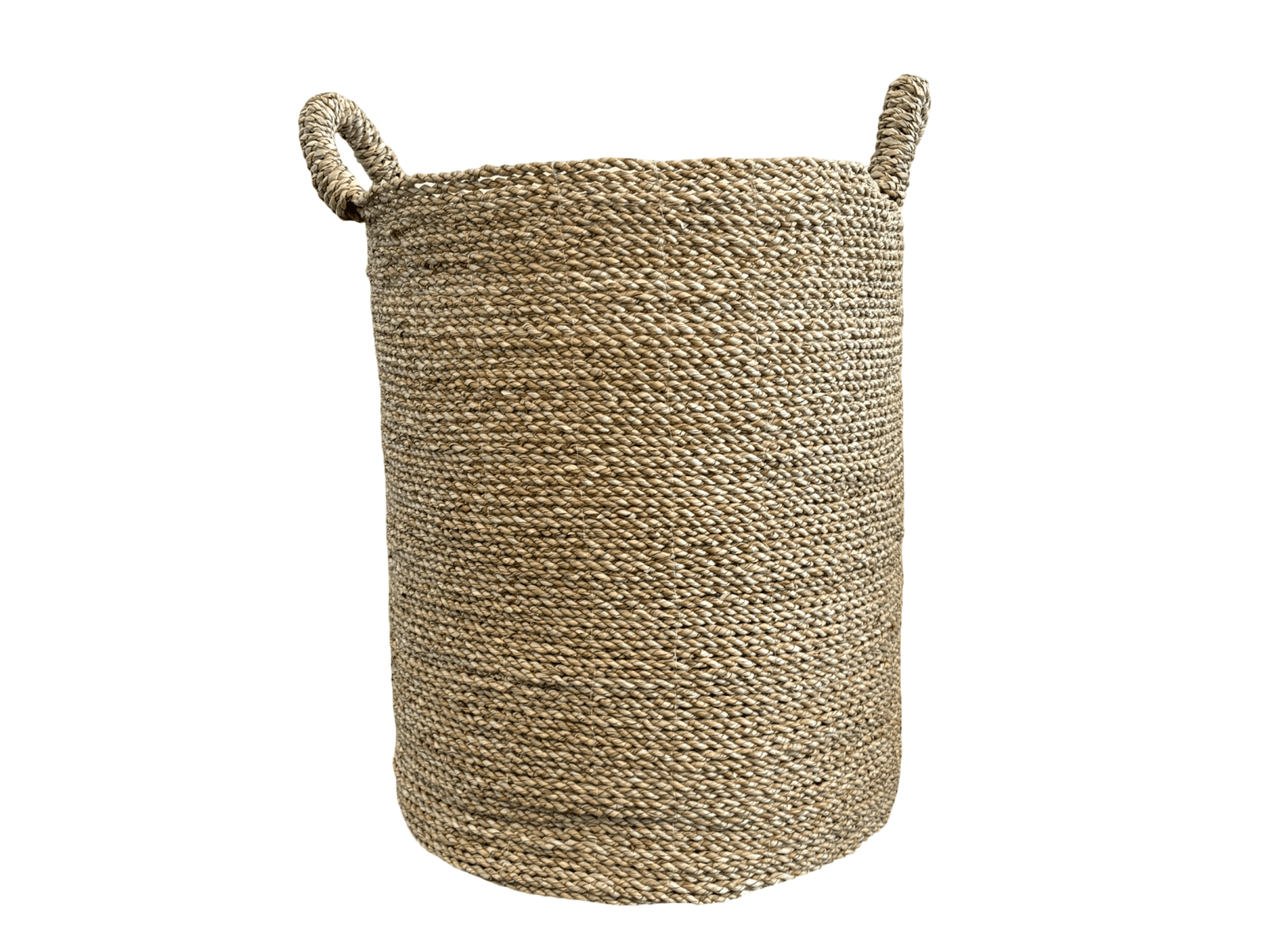 Natural Seagrass Laundry Basket - The Hideaway