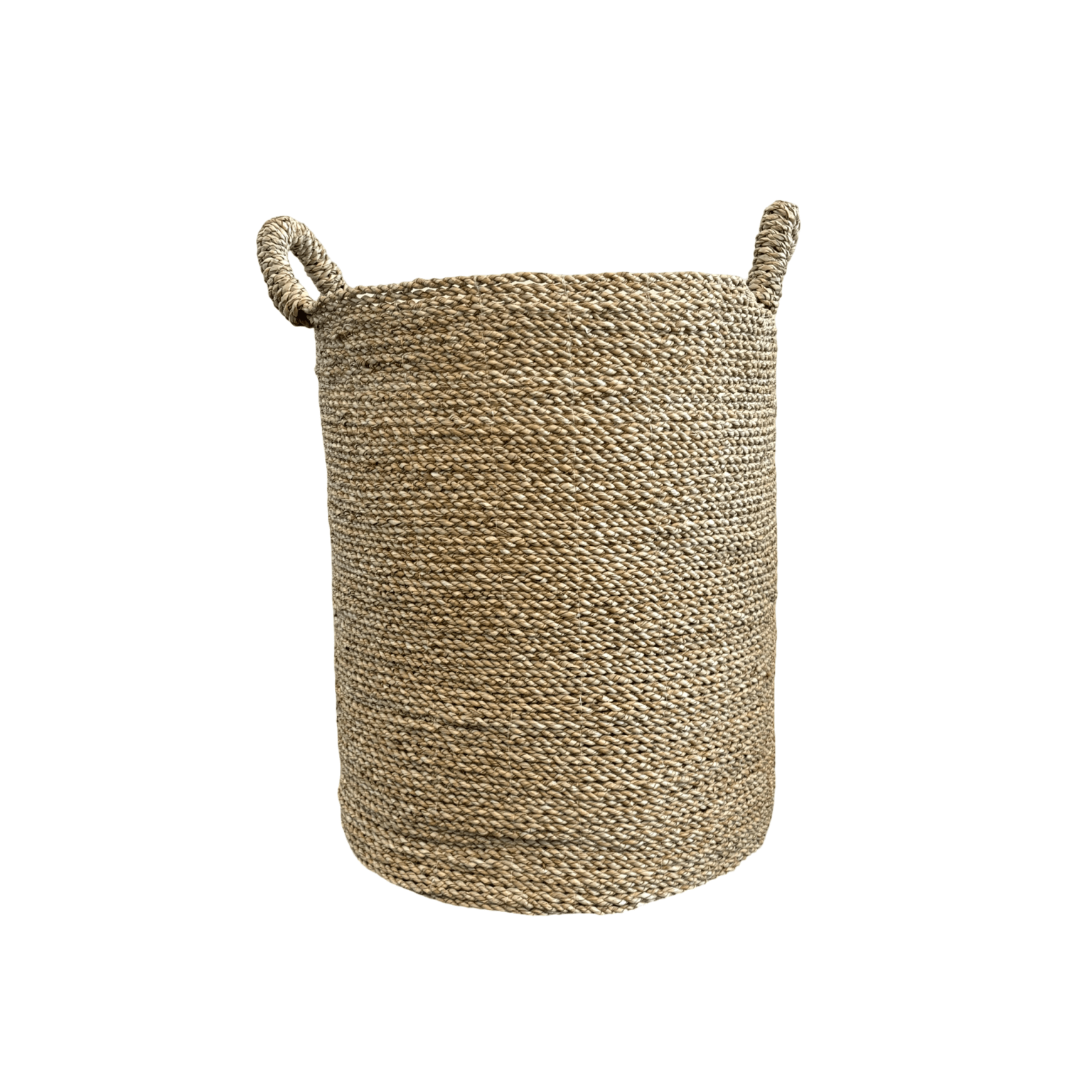 Natural Seagrass Laundry Basket - The Hideaway
