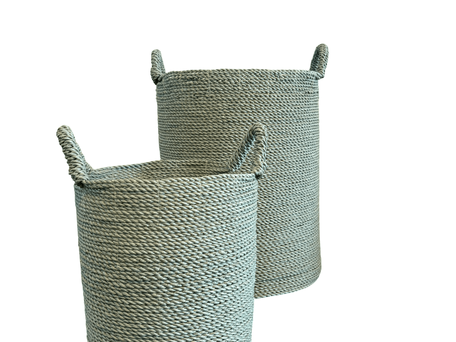Sage Green Laundry Basket - The Hideaway