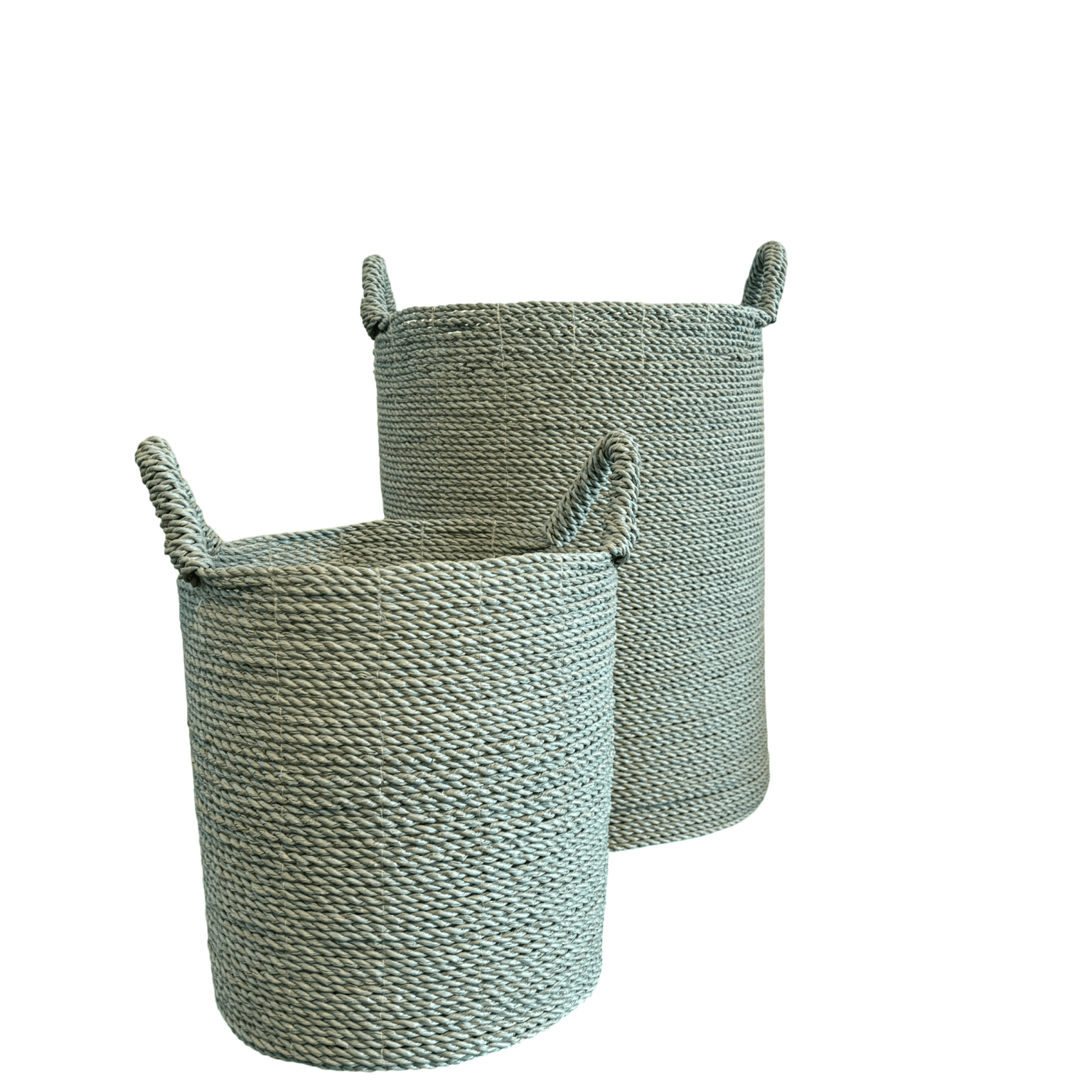 Sage Green Laundry Basket - The Hideaway