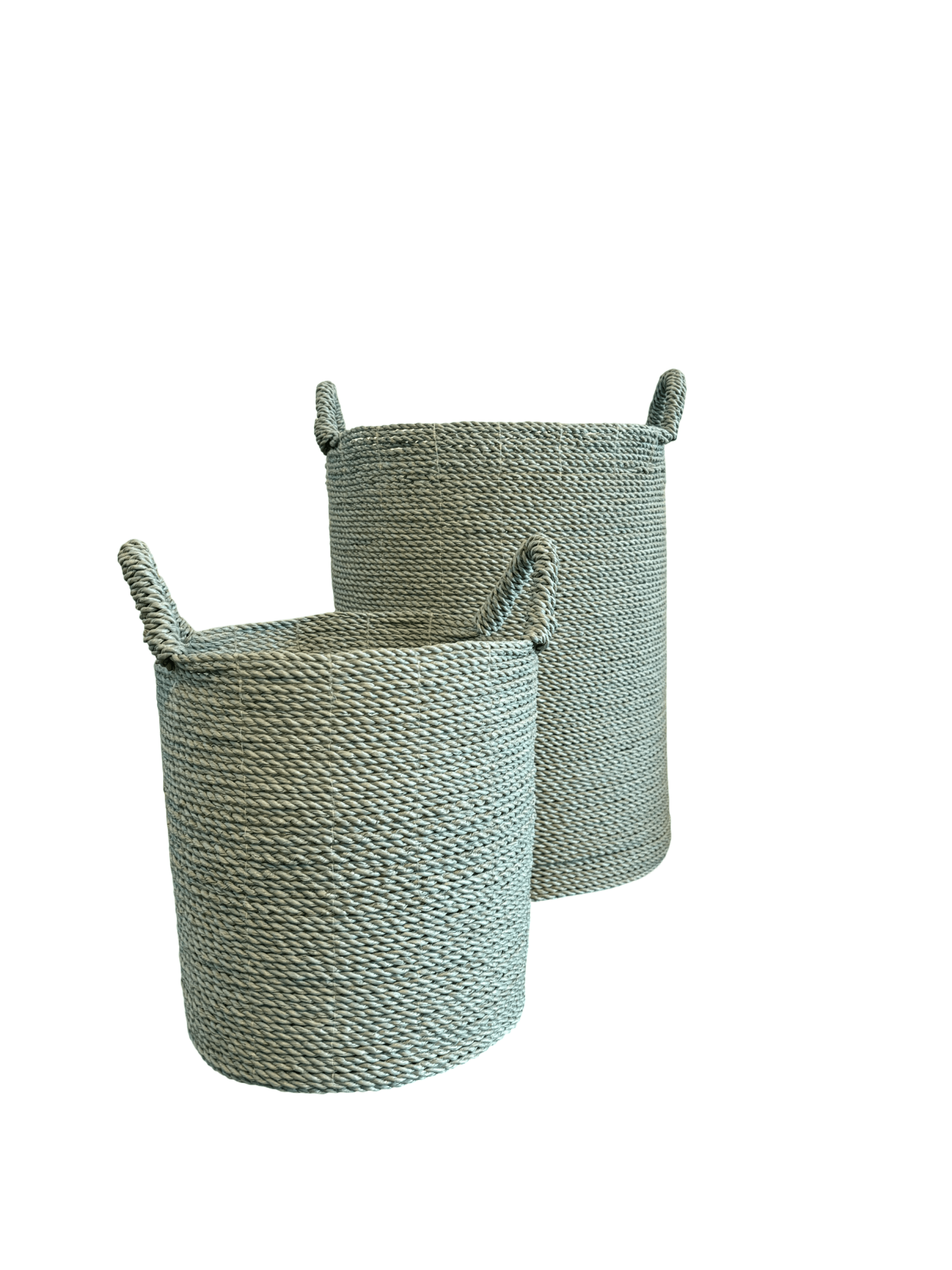Sage Green Laundry Basket - The Hideaway